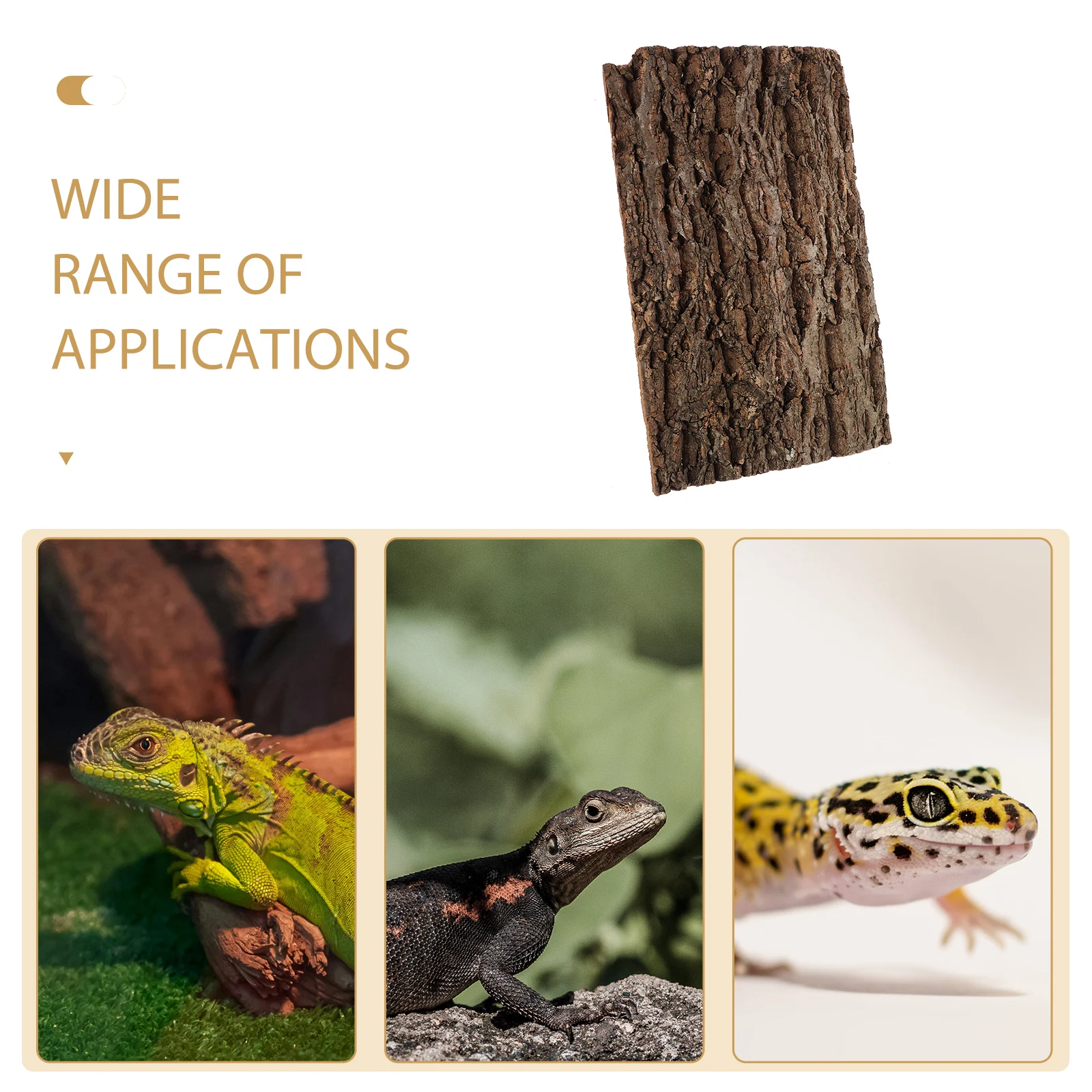 

20x30cm Bark Background Boards Terrarium Decor Reptile Habitat Supplies Durable Climbing Bark Vivarium TankBackdrop Safe Wooden