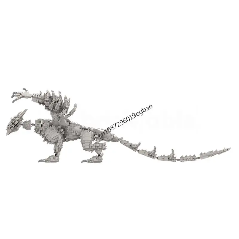 New 3215Pcs Popular Mythical Creatures Moc White Seraph Dragon Model Custom Puzzle Diy Creative Ideas Kids Toys Birthday Gifts