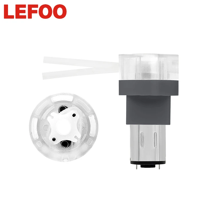 LEFOO 3v/6v Low Price Peristaltic Pumps for Laboratory 12V Dc 0-2ml Micro Peristaltic Dosing Pump for Viscous Liquid Dispensing