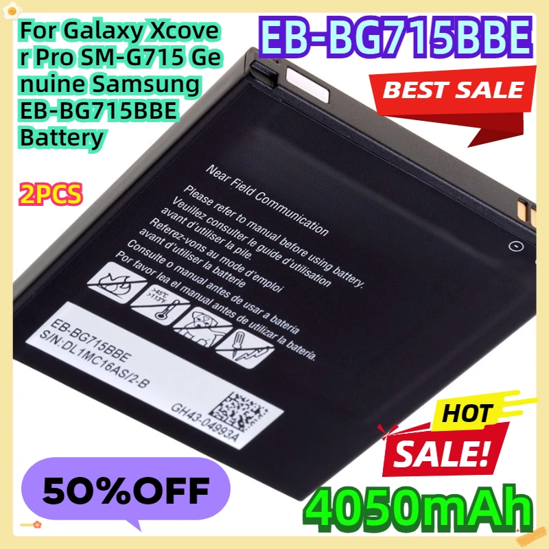 

For Galaxy Xcover Pro SM-G715 4050mAh Genuine Samsung EB-BG715BBE Battery