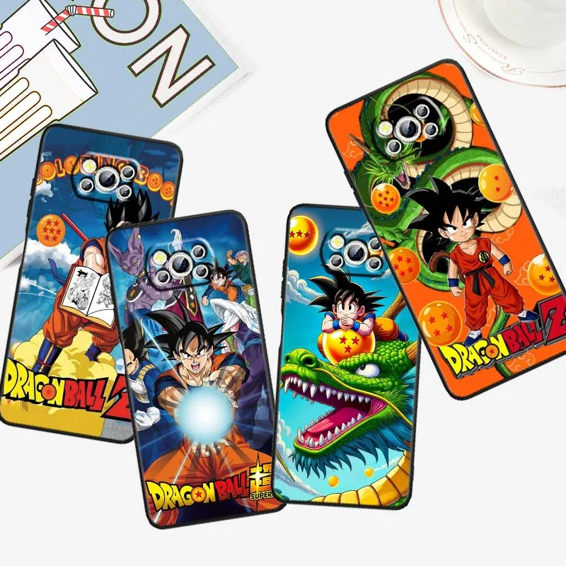 

Dragon Ball Son Goku Cute For Xiaomi Mi Poco F3 F4 F5 F6 X3 X4 X5 X6 X7 M3 M4 M5s M5 M6 GT Pro 5G Black Phone Case