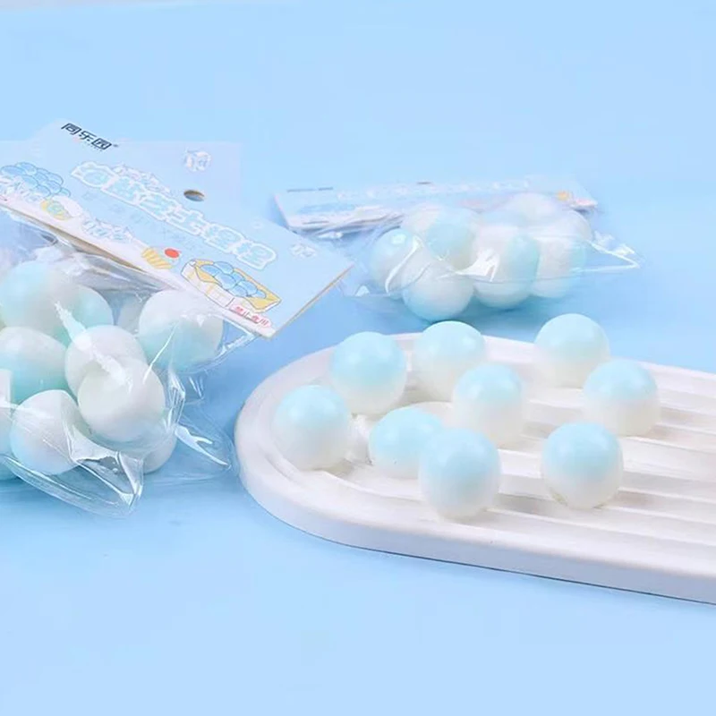 Jouet mignon de décompression de pincement de boule de pêche de fromage de sel de mer de simulation de dessin animé pour des enfants, libération souligné, presser, rebond lent, jouets d'aération