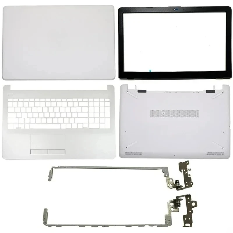 

For 15-BS 15T-BS 15-BW 15Z-BW 250 G6 255 G6 Laptop LCD Back Cover/Front Bezel/Hinges/Keyboard Palmrest/Bottom Case White