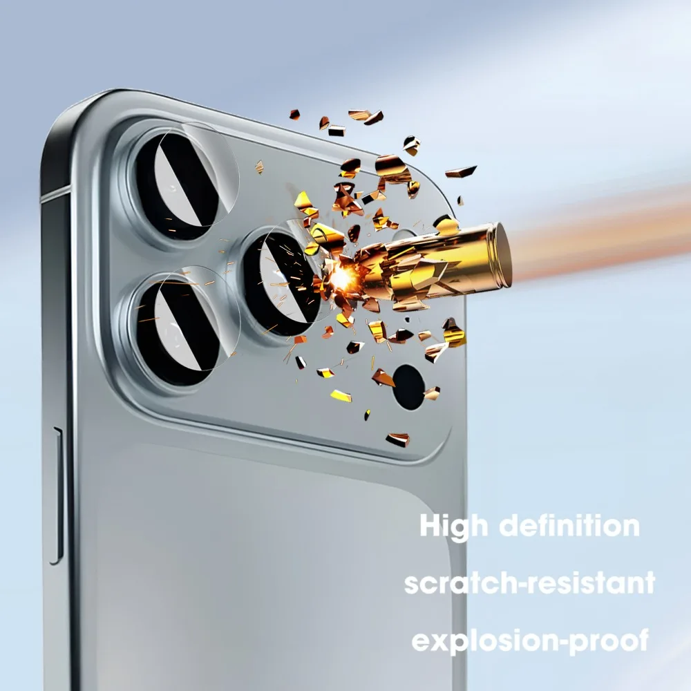 아이폰 17 16 15 ProMax 5-1세트 카메라 렌즈 유리 카메라 렌즈 스크린 보호 필름 강화유리 아이폰 17Pro Max 17 Air 용