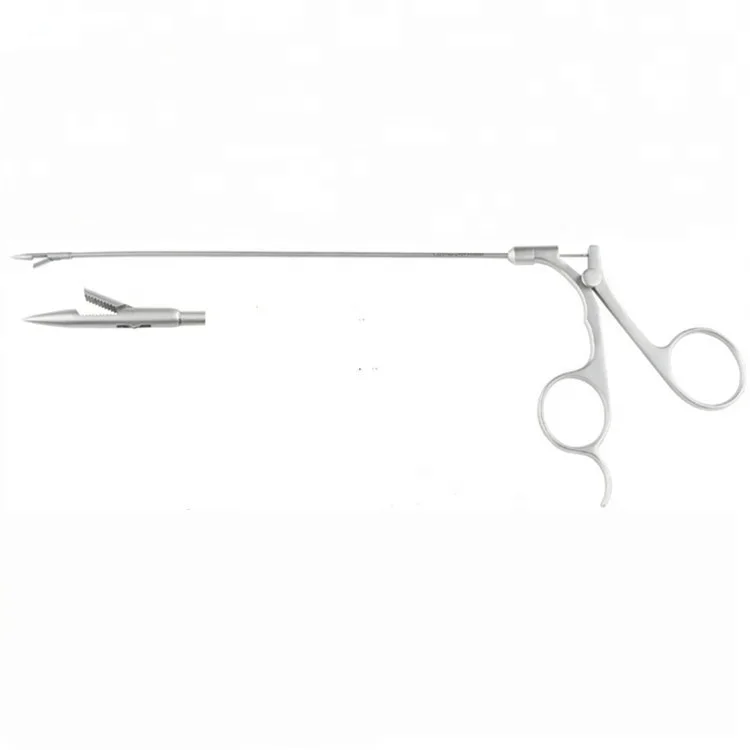 

2.4mm Micro surgical laparoscopic excellent quality stainless steel Infantile closure hernia forceps/Hernia Suture Retriever