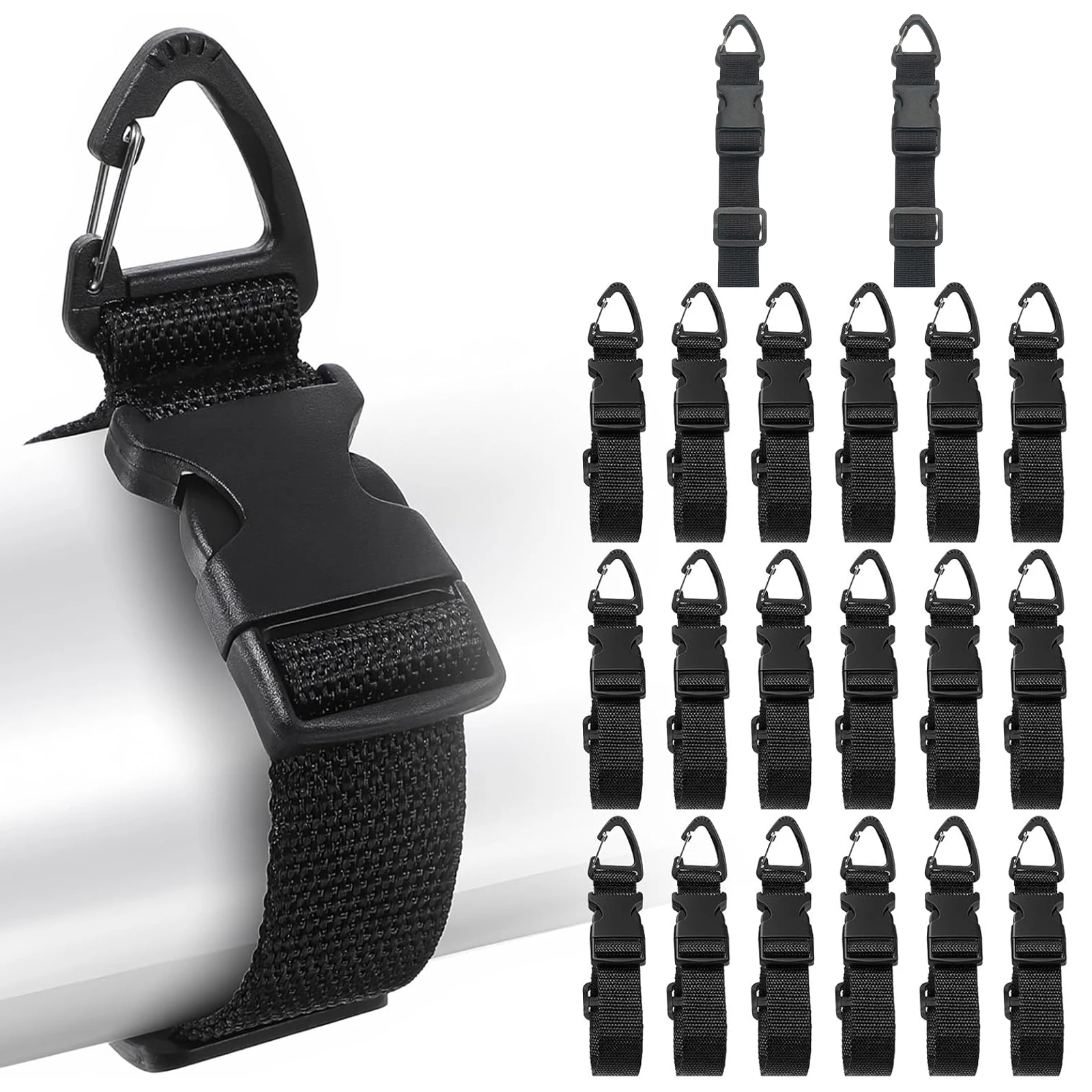 Cord Organizer Holder for Cables Wires Rope Hoses with Triangular Buckle Heavy Duty Storage Straps for Home Garage Or Workshop