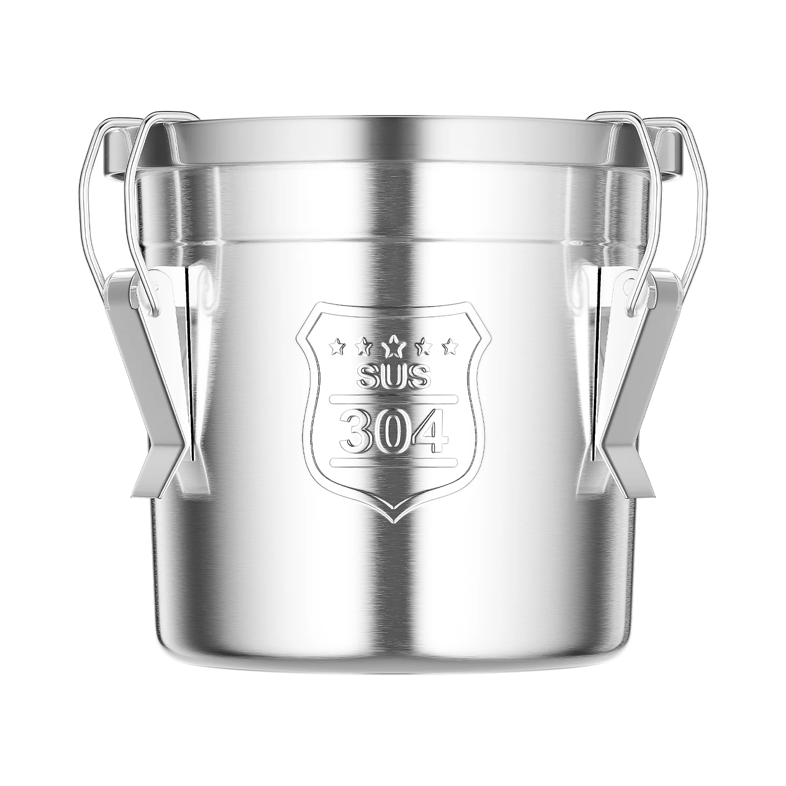 6L Edelstahl Getreidebehälter Aufbewahrungseimer mit Verschlussdeckel Reis- und Öl-Aufbewahrungsfass für Küche und Haushalt – Detail 2