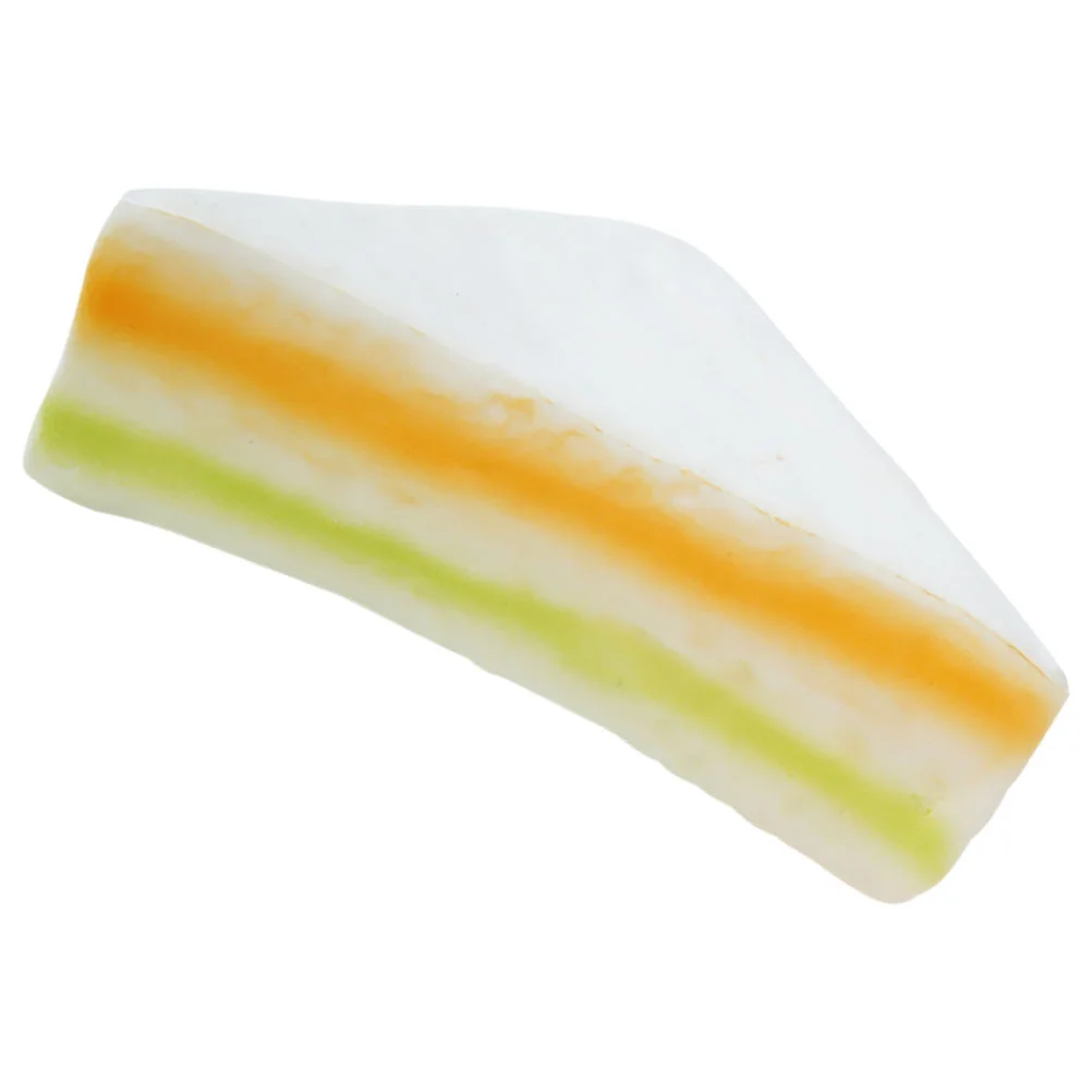 

Simulation Sandwich Model Fake Food for Kitchen Decor Burger Buns Faux Prop Artificial Pu Bread Toy
