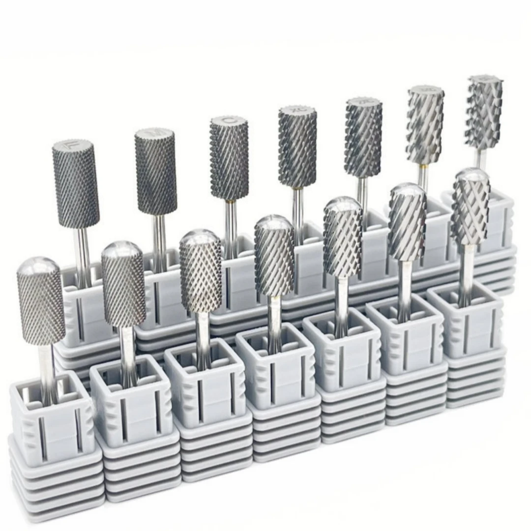 High Quality 6.6mm Large Barrel And Smooth Top Carbide Nail Drill Bit 3/32" Tungsten Steel Carbidrel Pro Milling Cutter Nail Bit