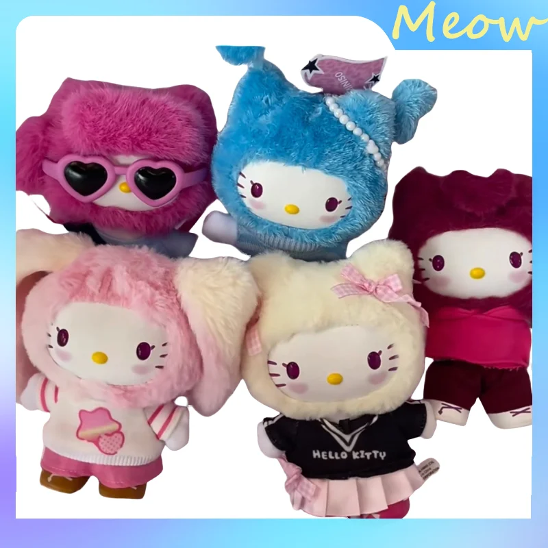 

Новая глухая коробка Hello Kitty, поп-звезда, серия виниловых кавайных анимационных фигурок, подвески, модель, украшение, настольная игрушка