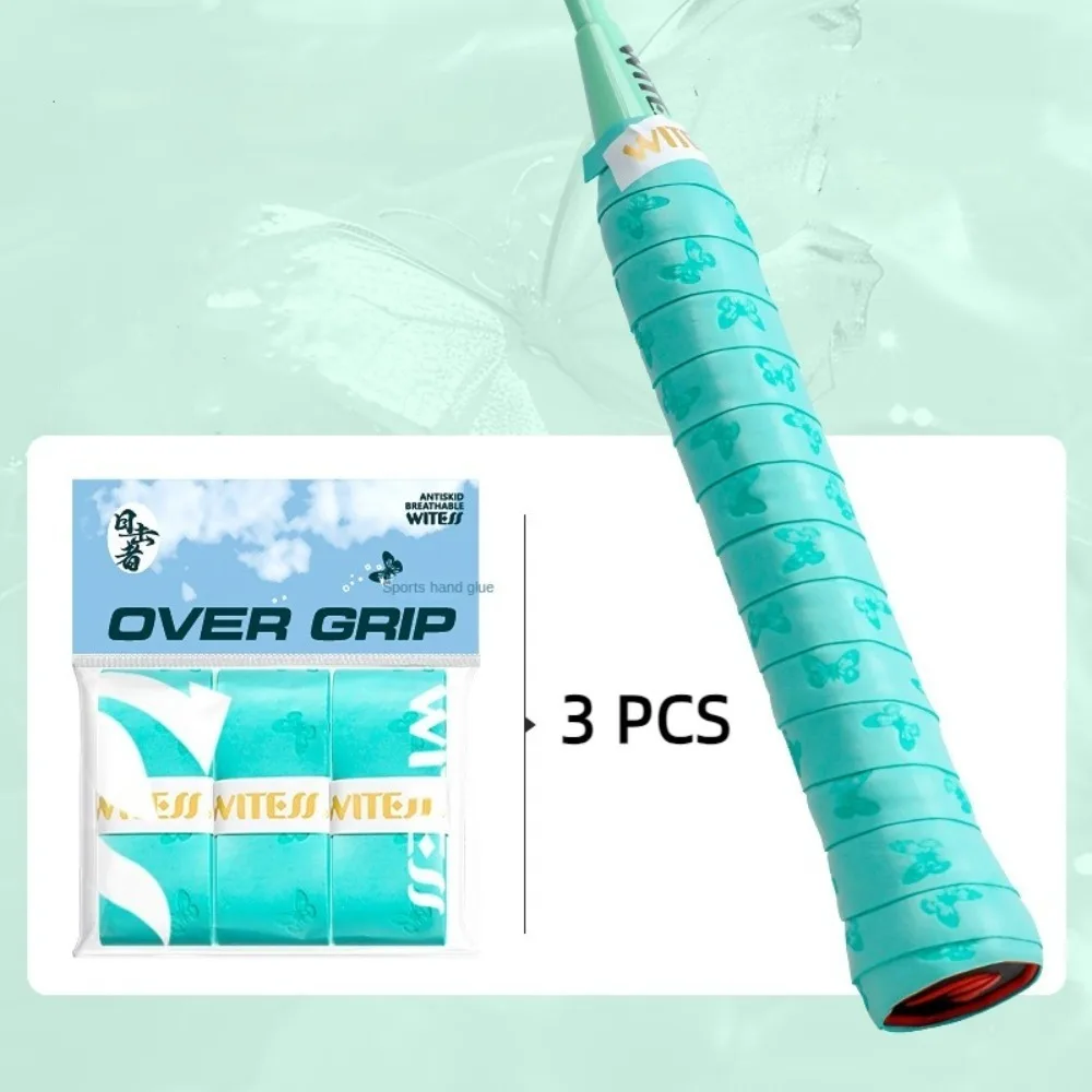 3 قطعة 1.1 متر مضرب بدمنتون Overgrip عدم الانزلاق امتصاص العرق الصيد رود شريط لحام مقاومة للاهتراء امتصاص الصدمات