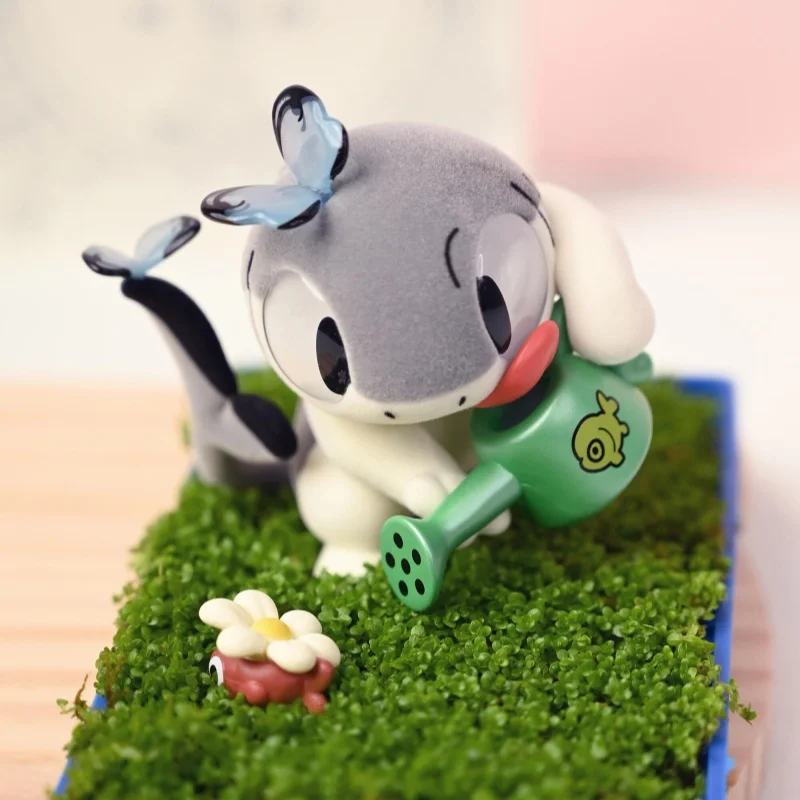 Новая анимация и комиксы Tianwen Kadokawa, серия «Я акула», кошка, слепая коробка, изысканная фигурка, украшение стола, праздничный подарок