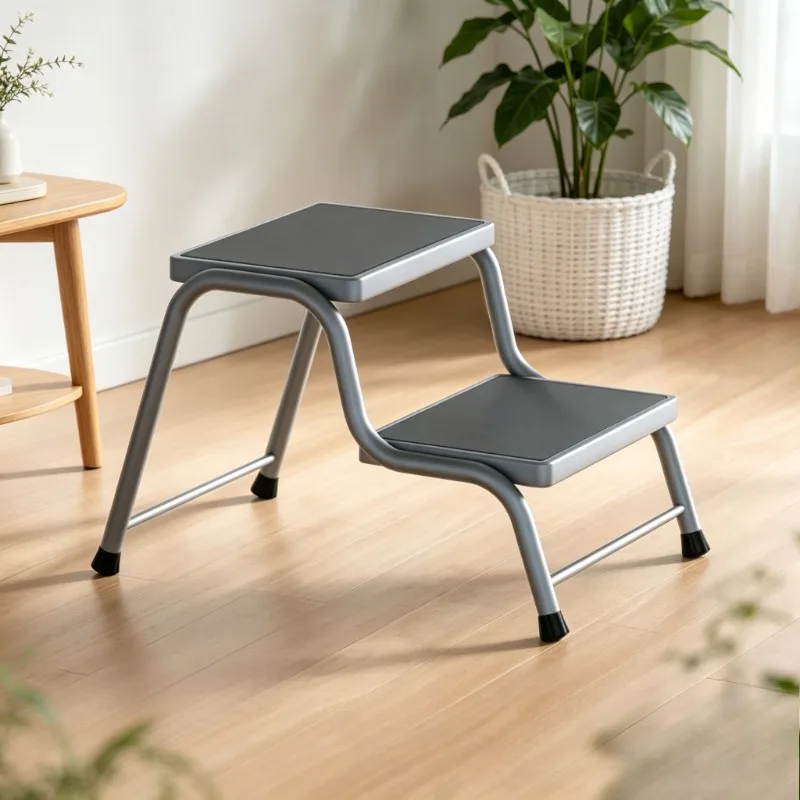 Wide Anti Slip Step Stool, Rustproof Mini House Ladder, Bathroom RV Pet Climbing Step, Thickened Pedal Folding Stepping Stool