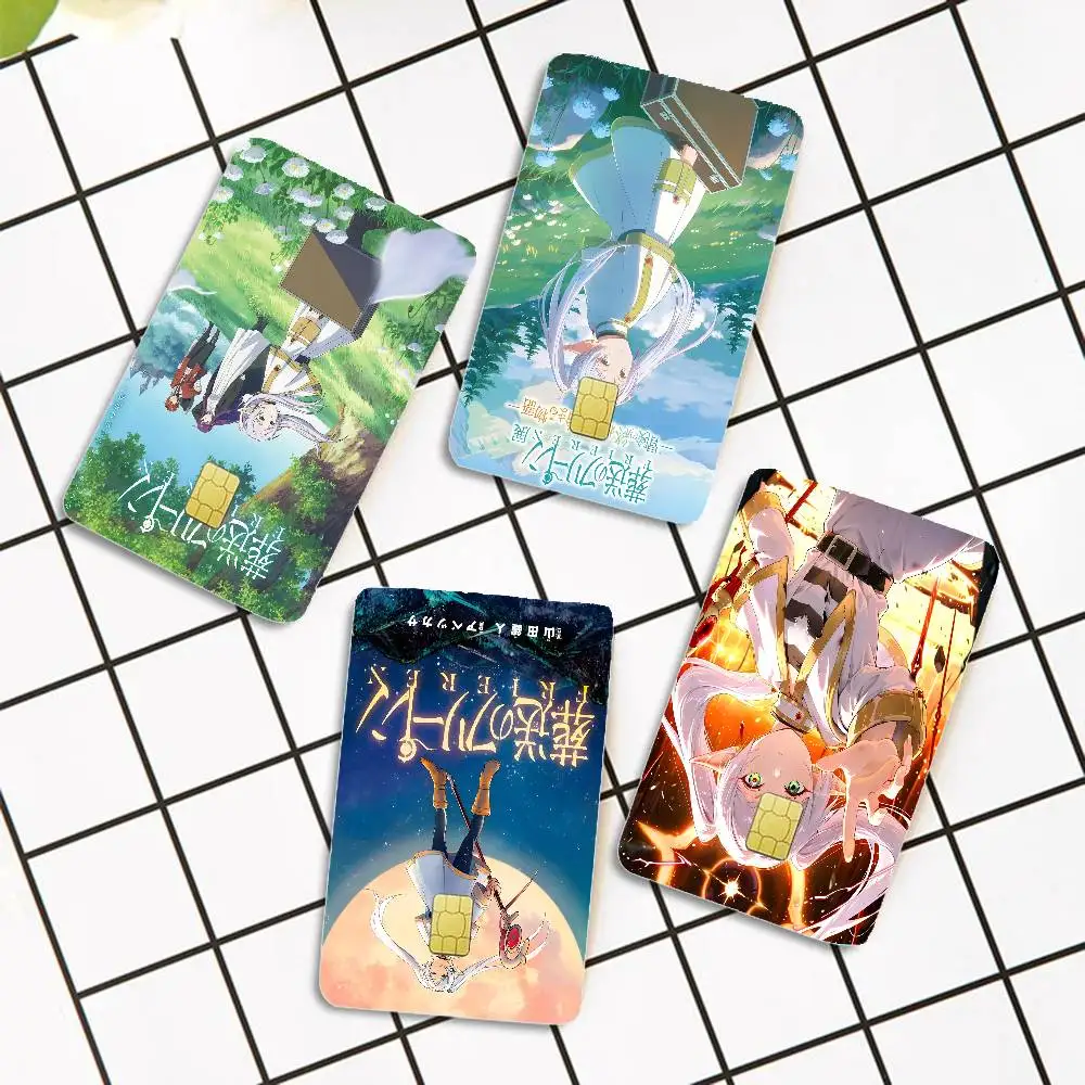 

Frieren At The Funeral Anmie Sticker Film Skin Cover For Credit Card Debit Bank Card Front