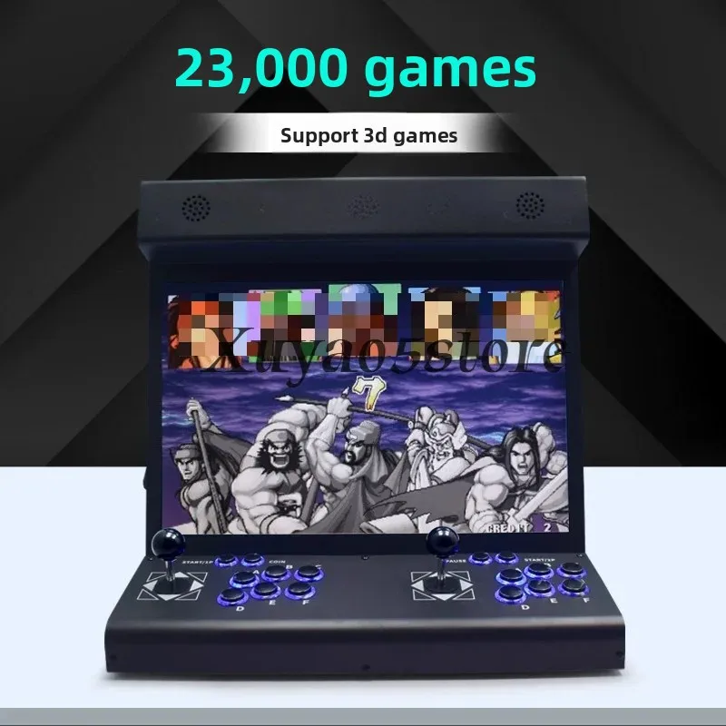 All-in-one Desktop Arcade Machine Dual Joystick Coin Slot Retro Gaming Console