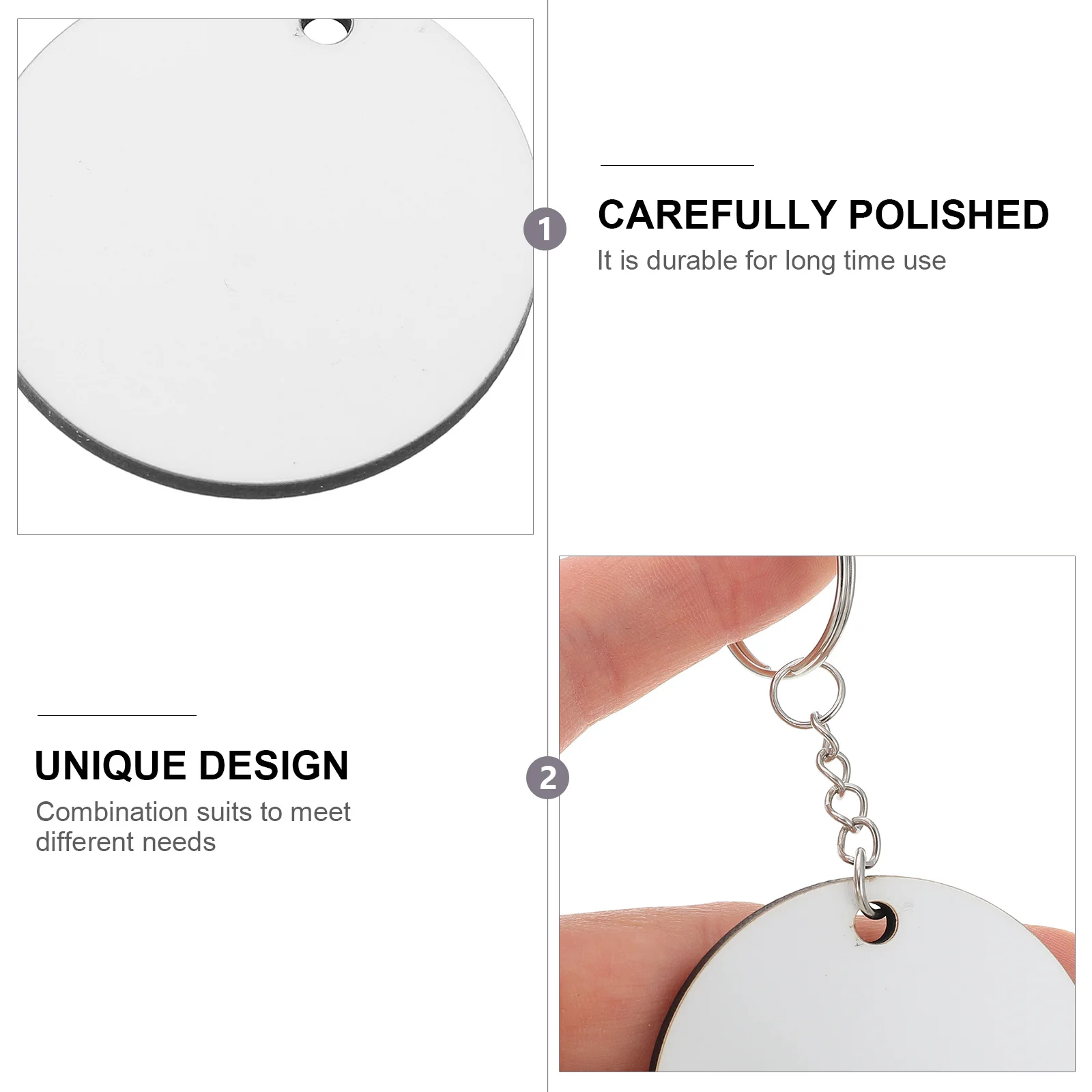 

1 set Sublimation Blank Keychain Bulk Thermal Transfer Tassel Tags Diy Crafts Car Hanging Decor Key Ornaments Heat Transfer