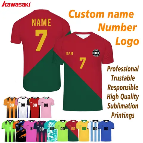 Custom Soccer Jersey Personalized Team Name Number Sports Shirt Customize Futbol Logo Jerseys for Kids Men Boys Youth