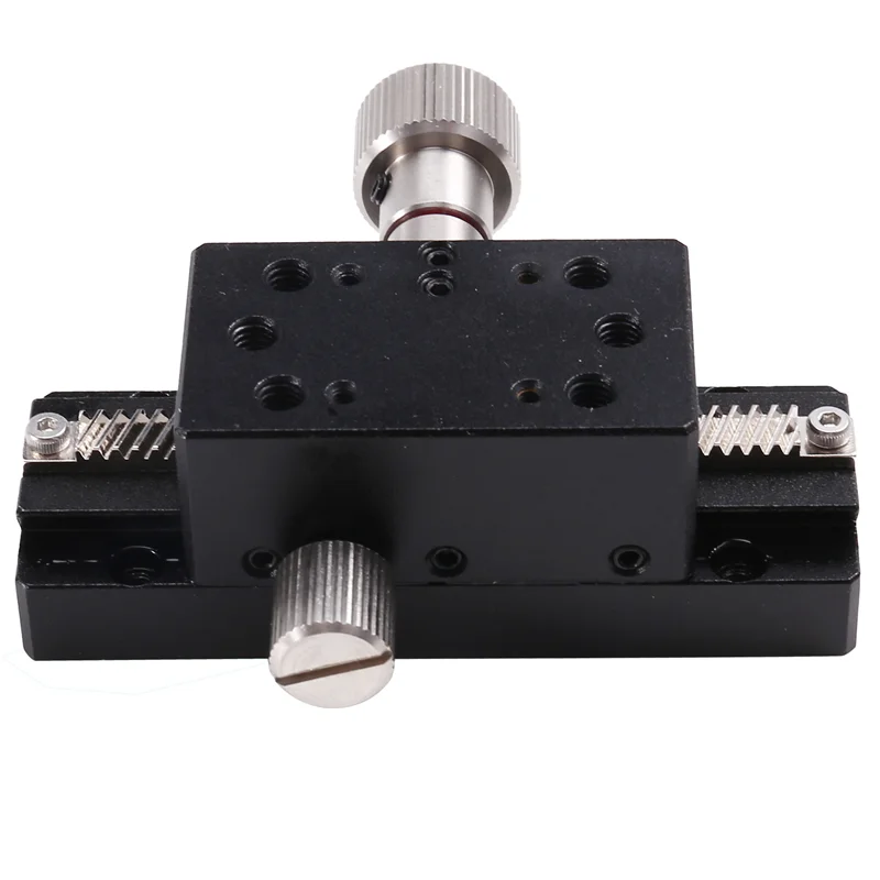 X-Axis Dovetail Groove Adjustable Precision Fine-Tuning Slide For Industrial Process-A68E