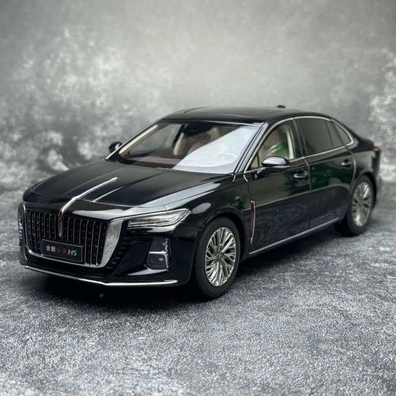 

Diecast Alloy 1/18 Scale 2023 Hong Qi H5 Luxury Sedan Cars Model Adult Toys Classics Gifts Collection Ornaments Static Display