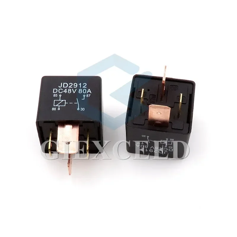 DC 12V-60V Car Truck Relay Copper feet Long Life 80A 4 Pin Vehicle Automotive relay