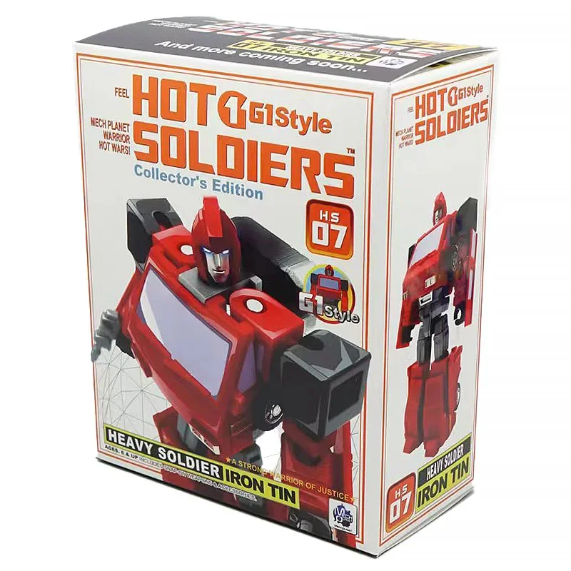 

Новые игрушки-трансформеры, горячие солдаты HS07 HS-07, тяжелый солдат, железная кожа, железная олова G1, мини-модель автомобиля, карманные игрушки, оригинальная коробка