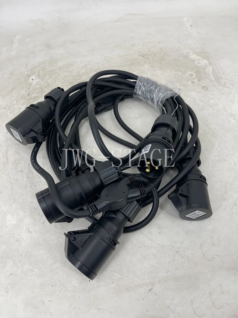 1 Split 4 Extended Power Cable 2.5mm2 For Waterproof Moving Head Beam Light