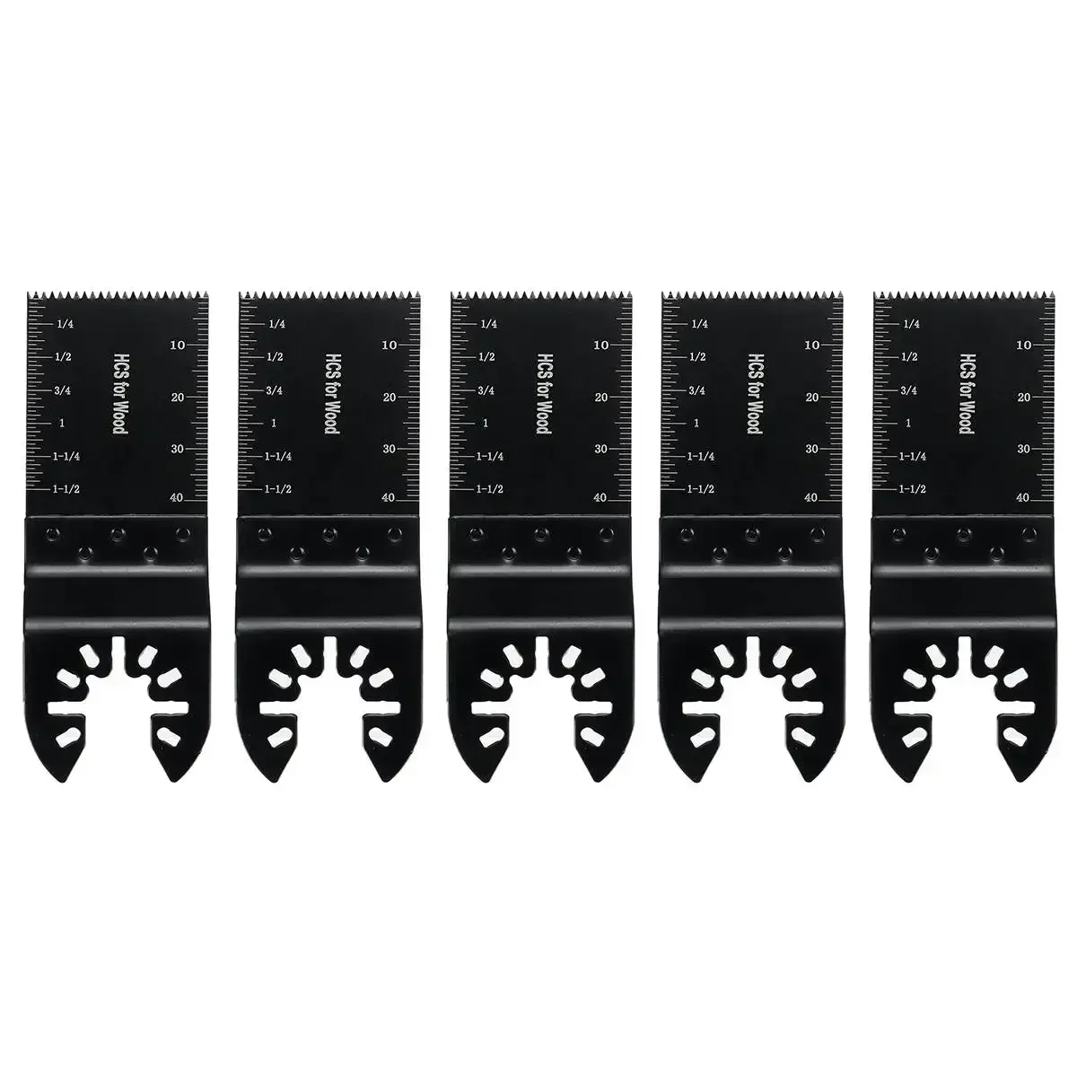 Black 44mm 22PCS High Carbon Steel High Accuracy Saw Blades Universal Oscillating Multi-Tools 34mm/44mm