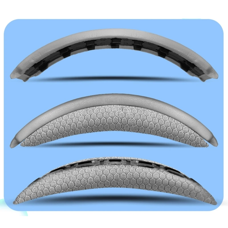 แถบคาดศีรษะหนัง 95AF ศีรษะหัวคานด้านบนส่วนหัวรองรับส่วนรองรับสำหรับ QC35 QC35II QC45 QC45II ชุดหูฟังชิ้นส่วน