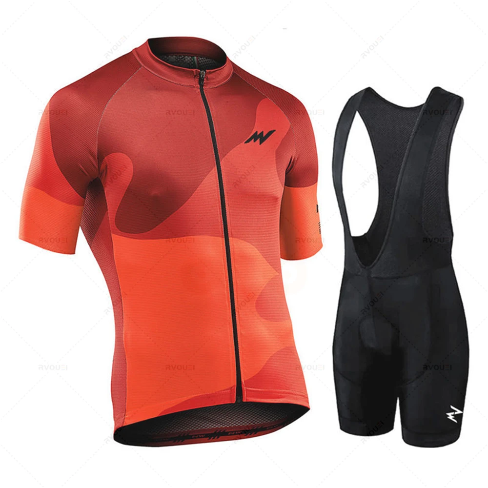 Cycling Jersey Set for Men, Mountain Cycling Clothing, Racing Bicycle Clothes, Summer Bike Maillot, Morvelo 2024