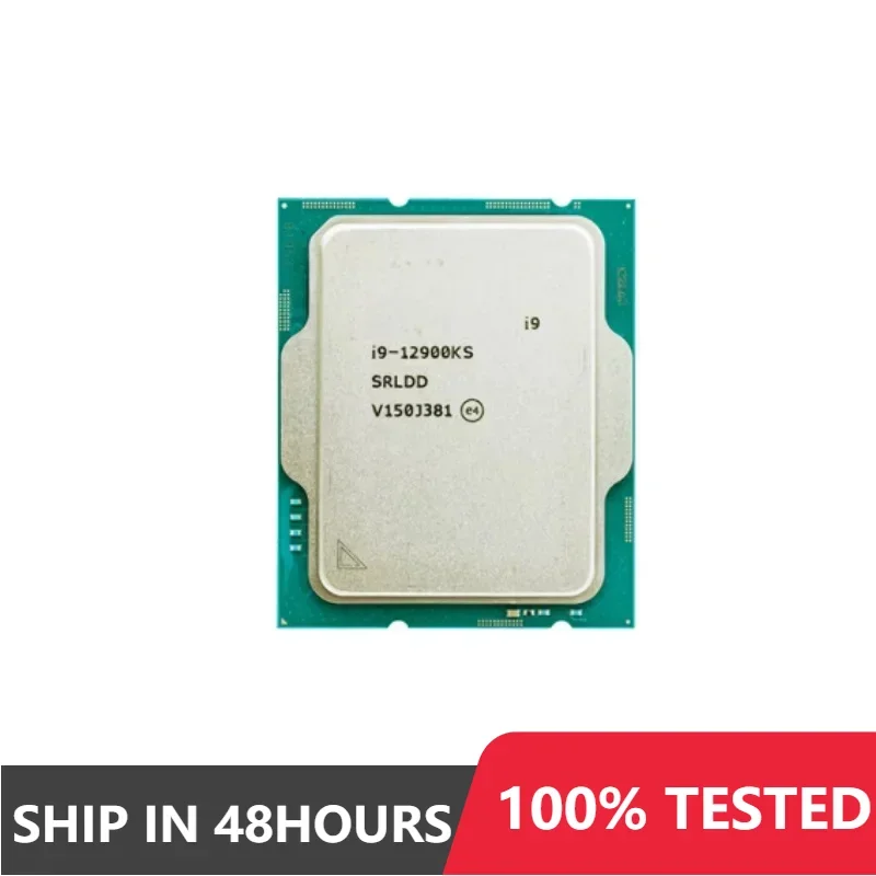 1pcs/5pcs Perfect test  Core i9-12900KS 3.4GHz 16 Core 24 Thread CPU Processor 10NM L3=30M 150W LGA 1700 No Cooler