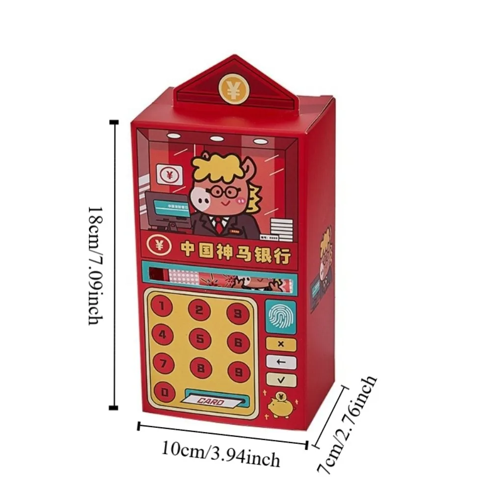 10 Slots Cartoon Money Envelope Fun Creative ATM Money Pocket DIY Packing Best Wishes Hongbao Spring Festival