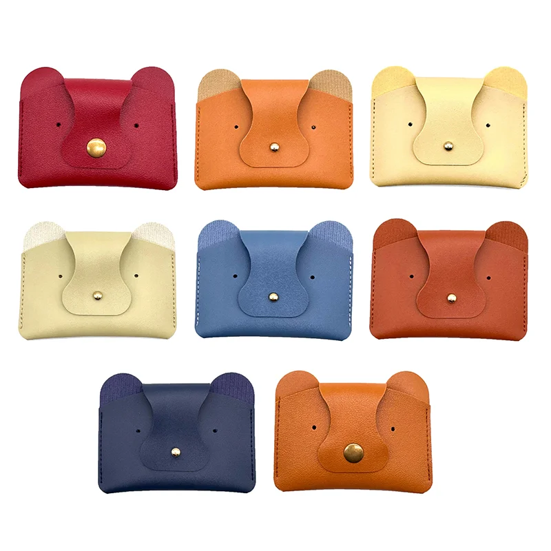 

PU Leather Cartoon Puppy Money Bag Small Amount Of Cash Bag ID Card Holder For Girls Cute Coin Purse Key Card Storage Bags