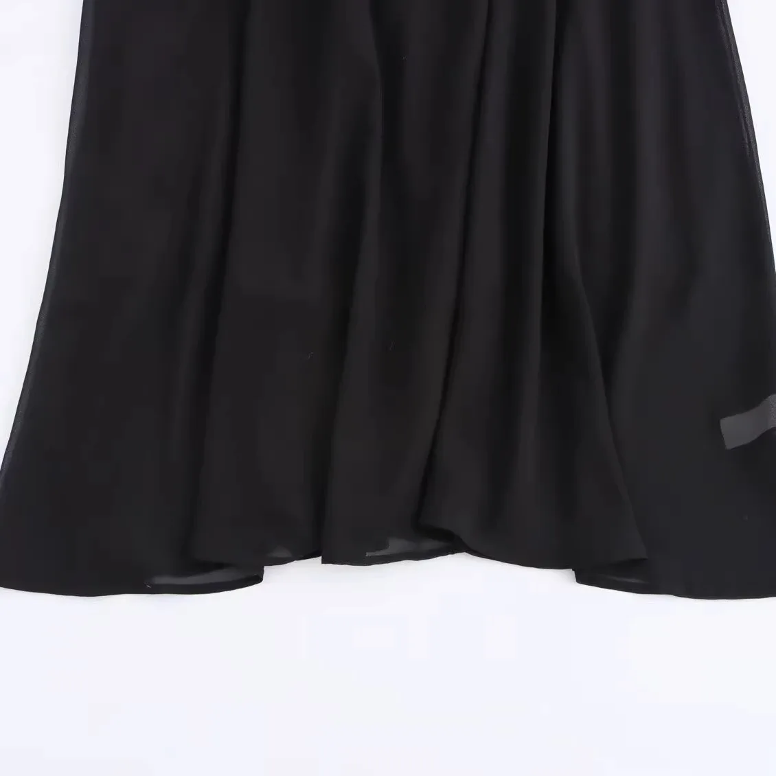 

Модная повседневная осенняя Новое поступление, женская юбка, дизайнерская сенсационная драпированная юбка-миди Ele, юбка-трапеция со стойкой