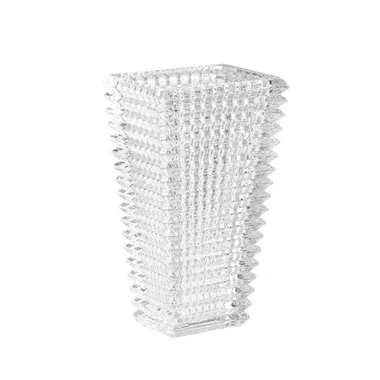 

Brilliant crystal vase, light luxury transparent flower arrangement in the living room
