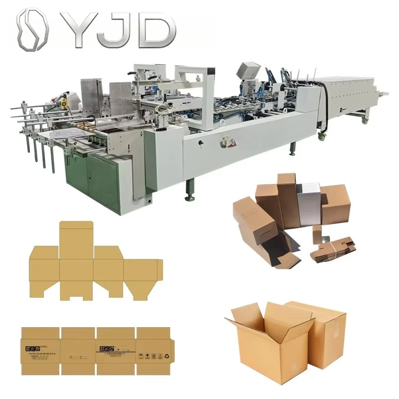 CQT-800 WK-2 Small Carton Box Folding Pasting Machine Box Folding Gluing Machine Paper Folder Machine
