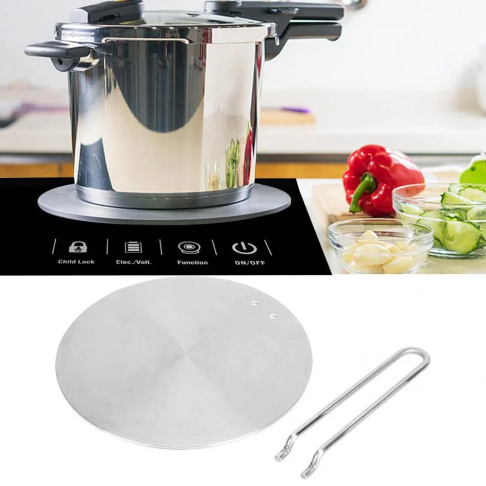

Stainless Steel Induction Disk Heat Converter for Electric Gas Cooker Suitable Iron Pan Ceramic Pot Thermal Guide Plate