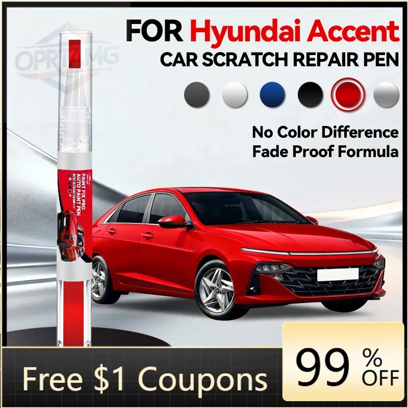 Accesorios para Auto, Reparación de Pintura, Eliminador de Arañazos, para Hyundai Accent 2000-2025 MC RB HY XP, Bricolaje