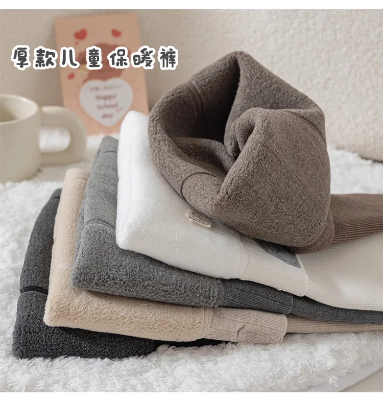 Mädchen winter plus samt dicken wärme baumwolle strumpfhosen Extra dicke kind leggings hosen baby kinder tanzen Fleece Futter strümpfe – Detail 4