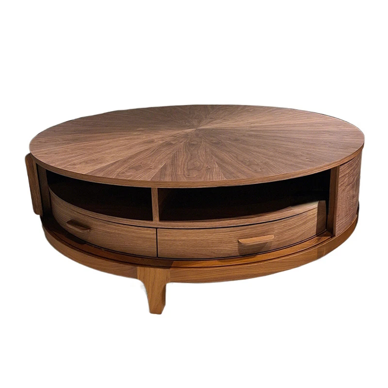 

Creative and personalized niche circular coffee table, Italian minimalist and luxurious living room tea table