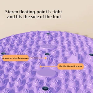لوحة ضغط الإصبع وسادة تدليك القدم ، دواسة اللياقة البدنية الركض ميريديان أعلى 8 خطوات سجادة درج المبيعات - No1