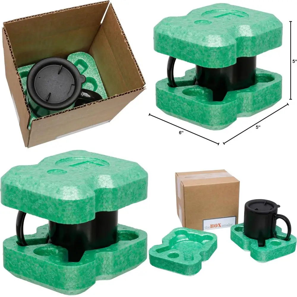 Eco-Friendly 15oz Mug 12-Pack Shipping Box with Foam Protection
