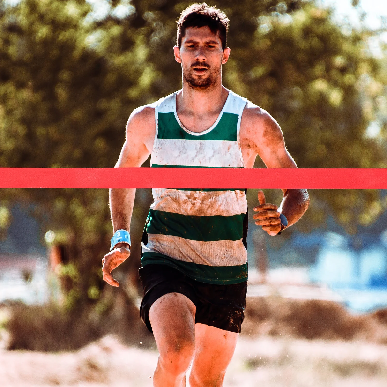 

1 Roll Of Red Nylon Finish Running Track Mark Competition Victory Rope -Resistant Athletics Collision Line For Sports