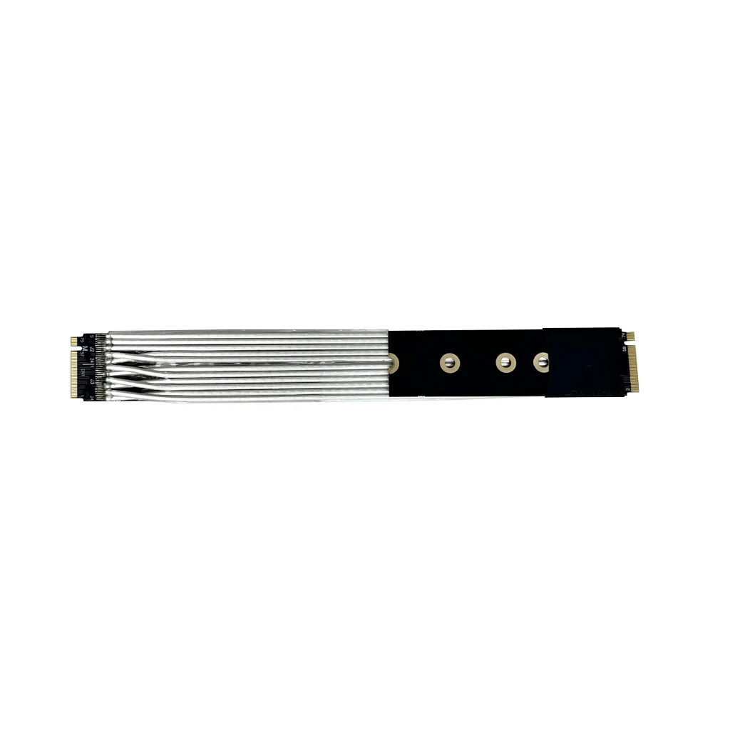 128Gbps M.2 NVMe PCIe5.0 x4 Gen5 Signal Extension Cable For Server Industrial Control Testing Male to Male Signal Docking Cable