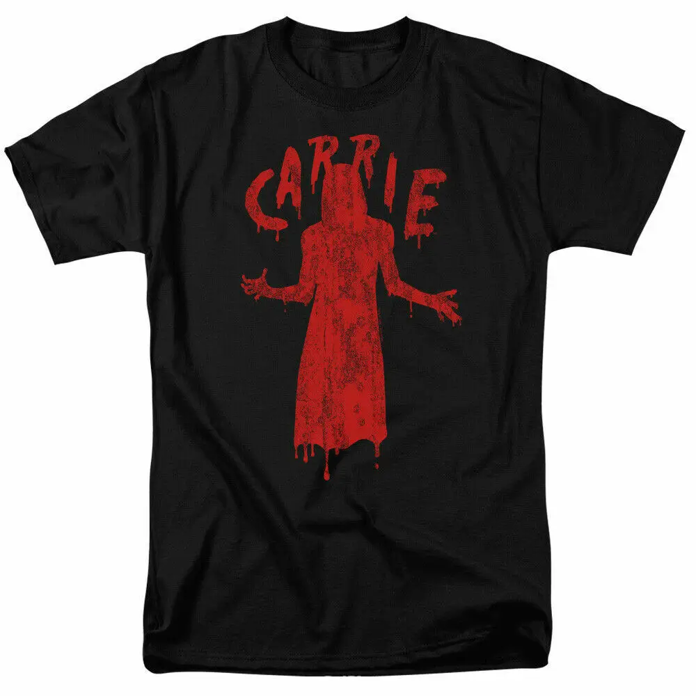 

Carrie Silhouette T Shirt Licensed Horror Movie Retro Classic Scary Tee Black