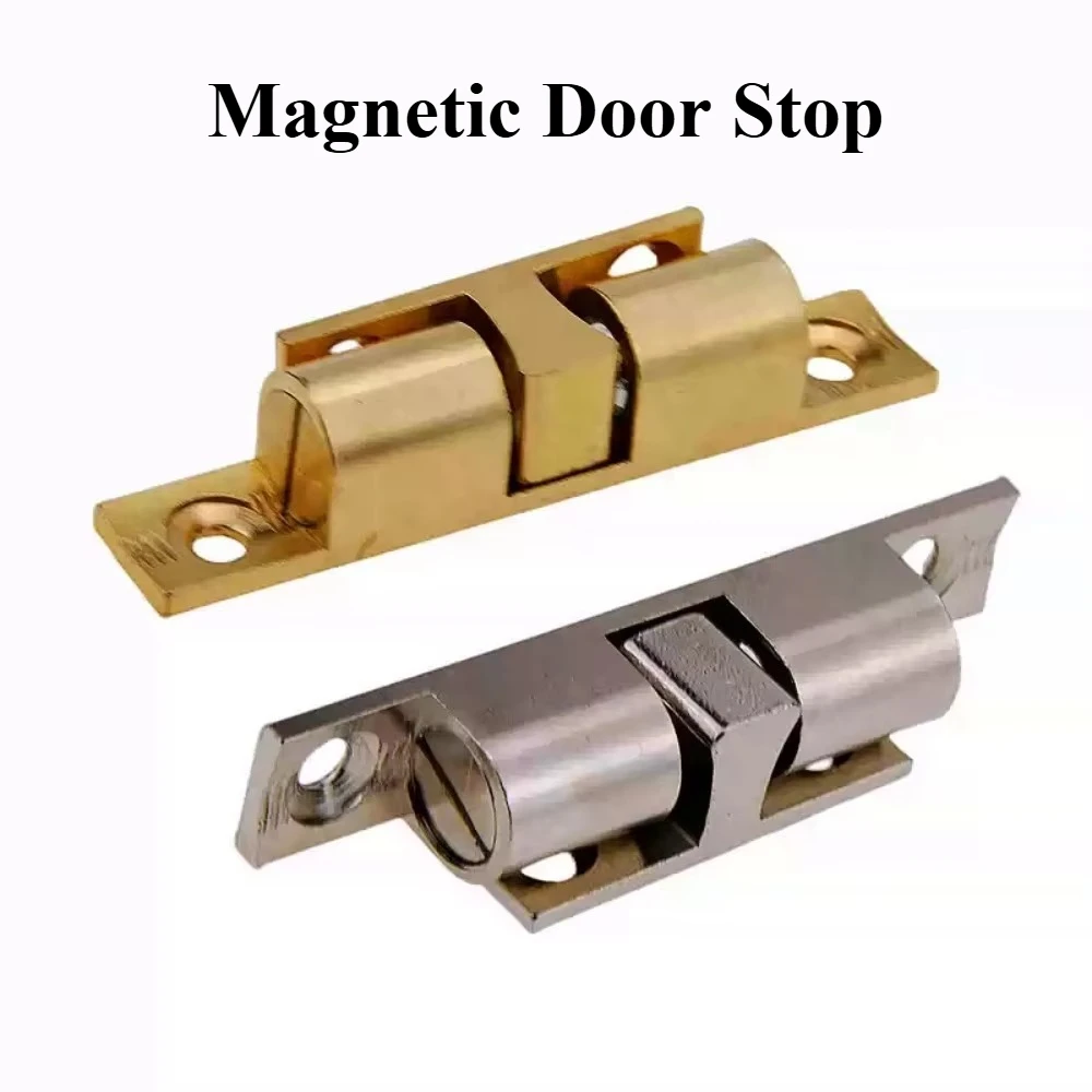 Invisible Spring Collision Bead Copper Door Catch Roller Ball Latch Cabinet Door Buckle Card Fastener Furniture Lock Accessory