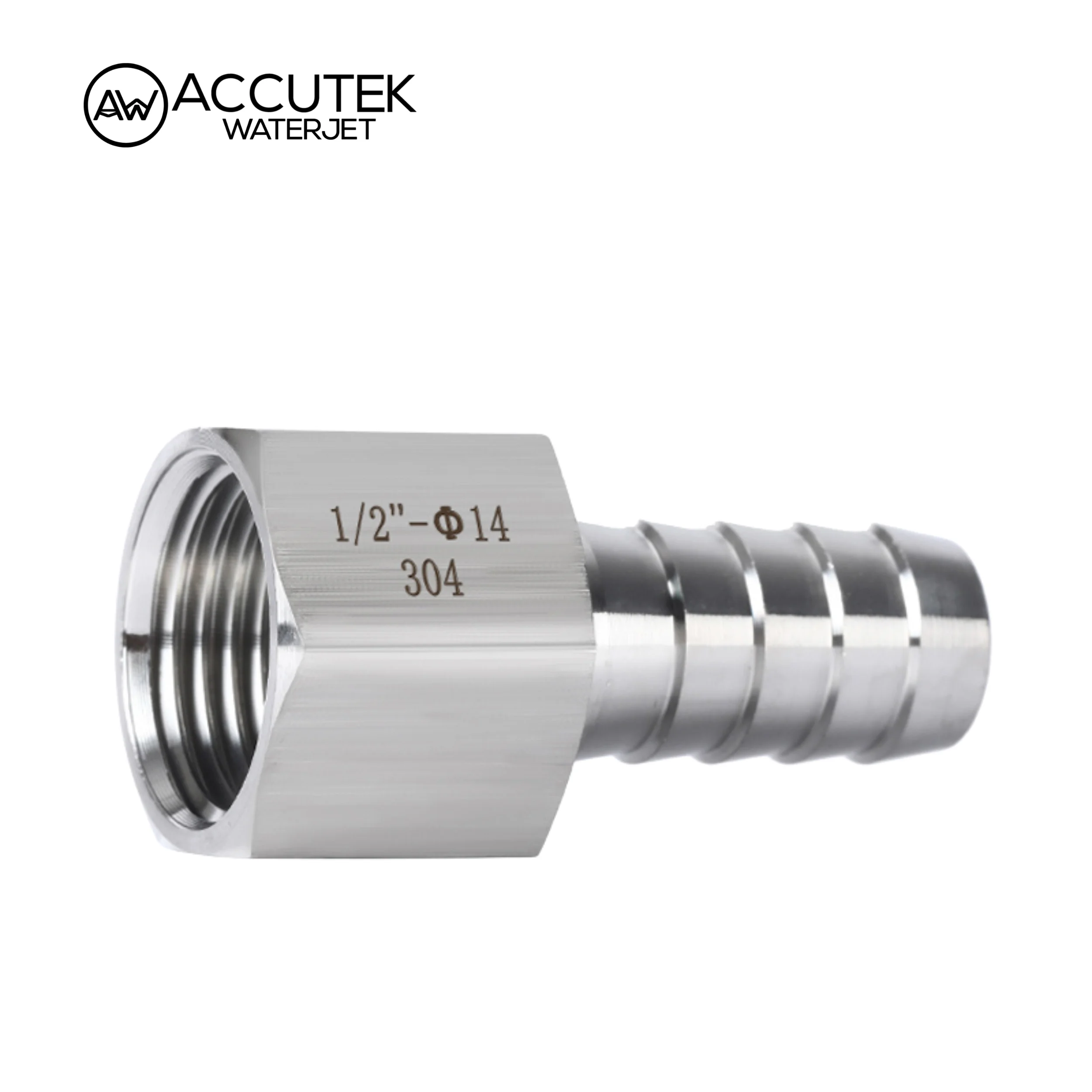 

AW® 304 Stainless Steel Female to Hose Connectors Pipe Fittings Barb Joint Thread BSPP 1/8"1/4"3/8"1/2"3/4" Plumbing Pagoda