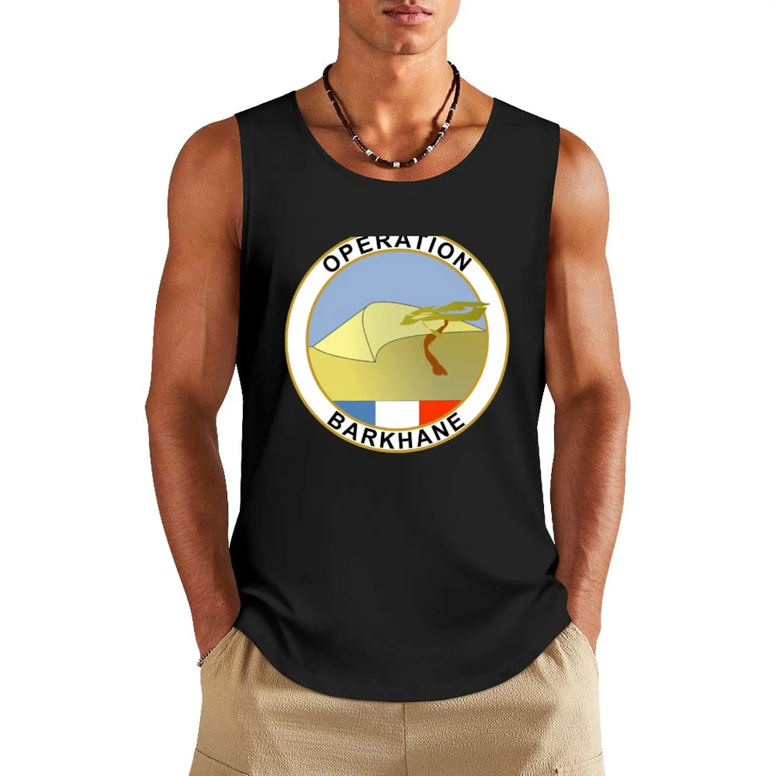 

OPERATION BARKHANE Tank Top Men's summer clothes 2025 Men's t shirt clothes for men male top