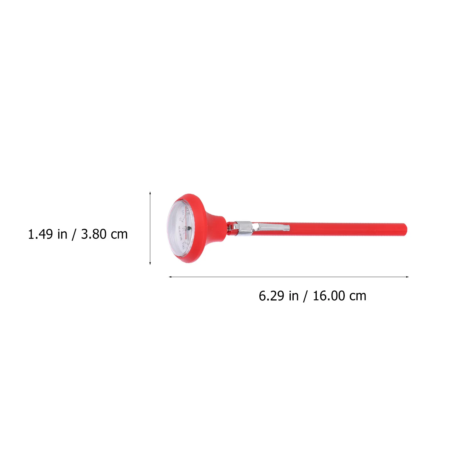 1 set dengan klip termometer memasak aman untuk makanan dari baja tahan karat presisi tinggi termometer oven untuk penggunaan di rumah