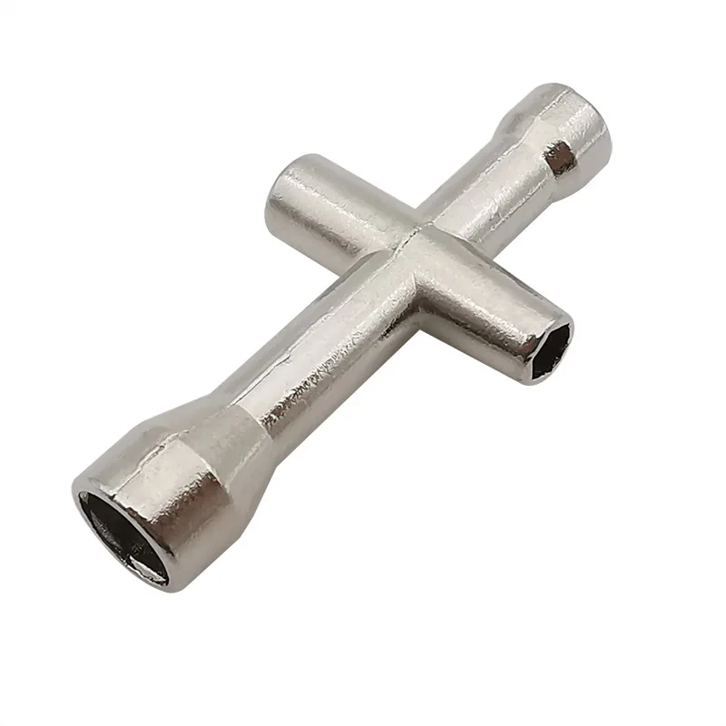 M2 M2.5 M3 M4 E3D V6 Nozzle Mini Screw Nut Spanner Cross Sleeve Wrench M2/2.5/3/4 Hexagonal Cross Socket Wheel Tool