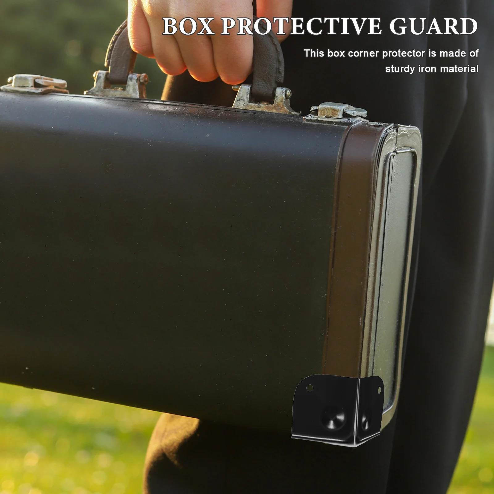 

6Pcs Box Corner Protectors Metal Edge Guards for Furniture Table Corners Protective Brackets Stylish Cabinet Door Frame